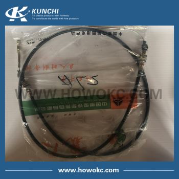 WG9725570002 Καλώδιο πεταλούδας 08 Μοντέλο L = 2550 HOWO 13 Μοντέλο